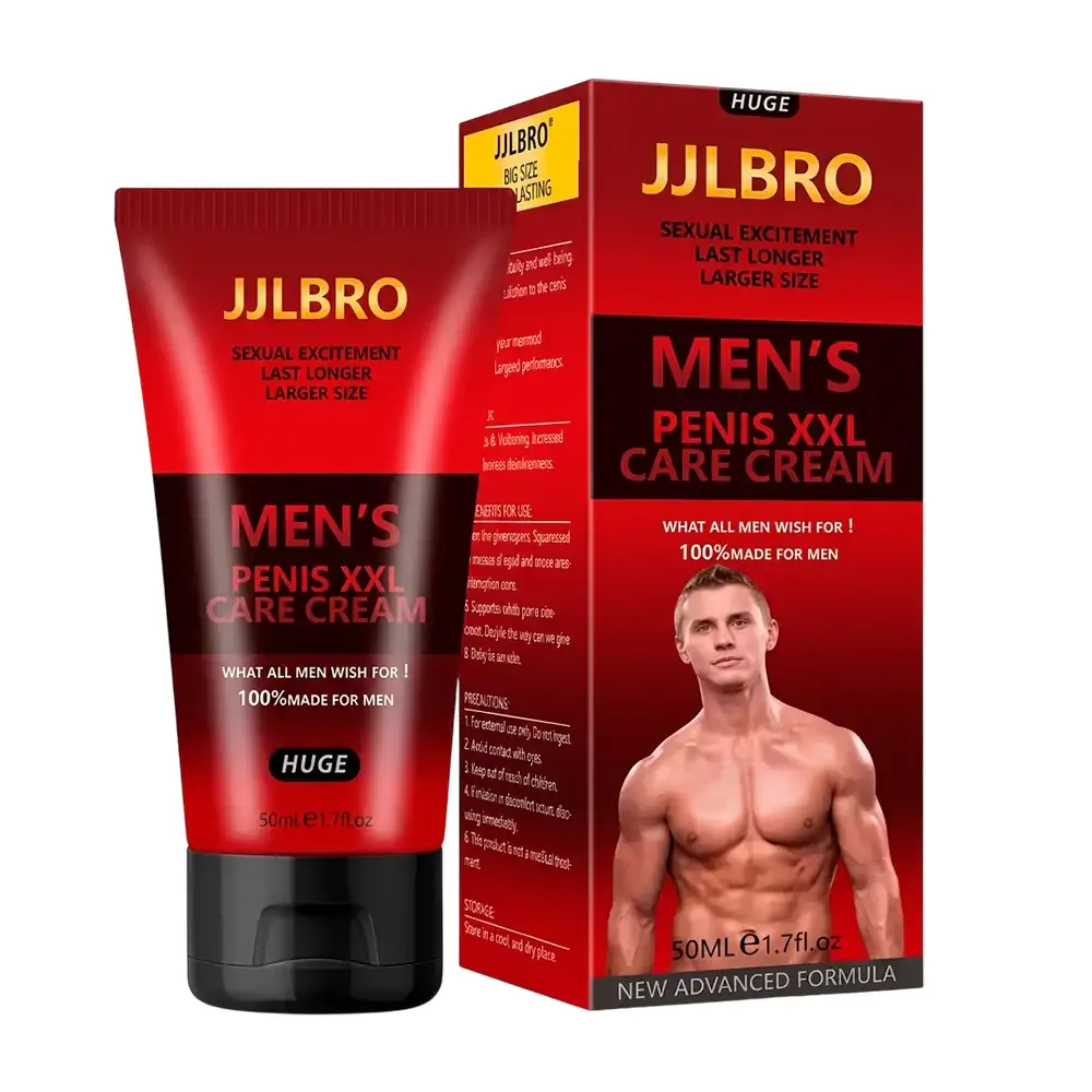 Crema para alargar el tamaño del miembro masculino efecto estimulante, 50ml