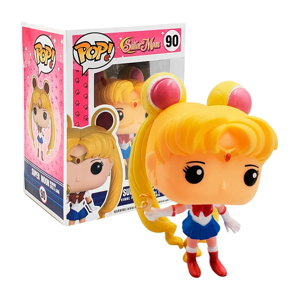 Figura coleccionable pop #90 con diseño de sailor moon