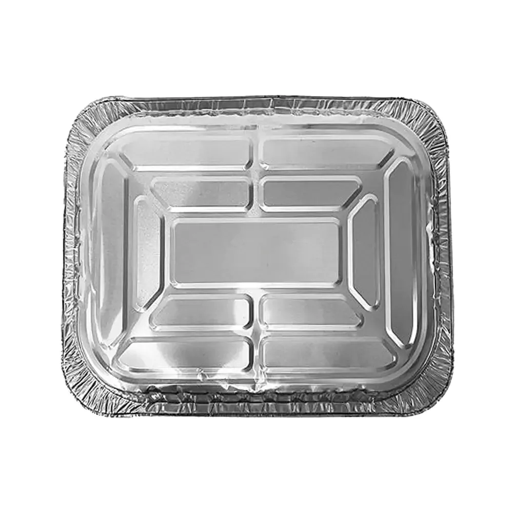 Charola mega max de aluminio rectangular grande con capacidad de 6.67 litros para hornear / 473435