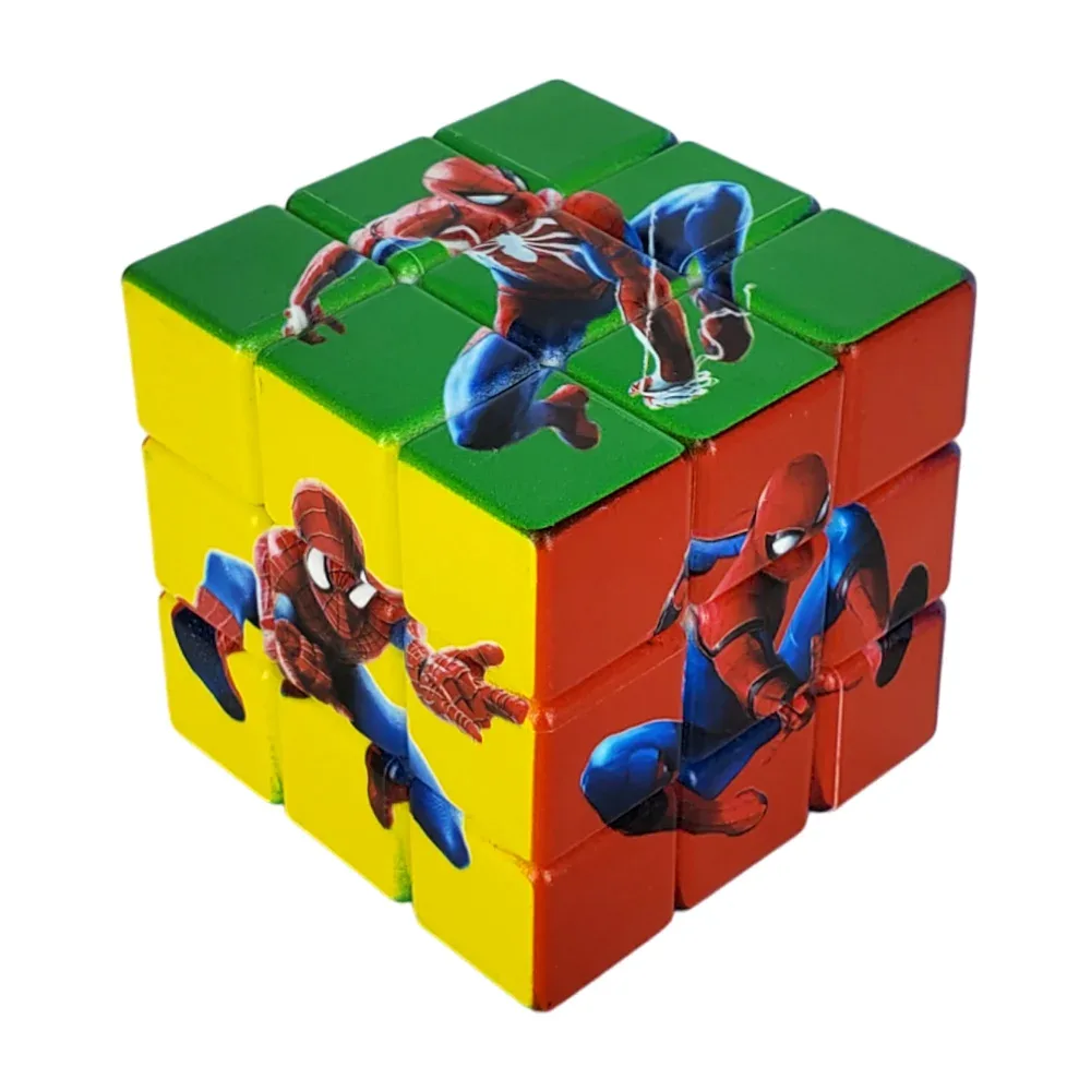 1pza Cubo rubik 3x3x3 con diseño estampado de spider-man / 2014-zzx