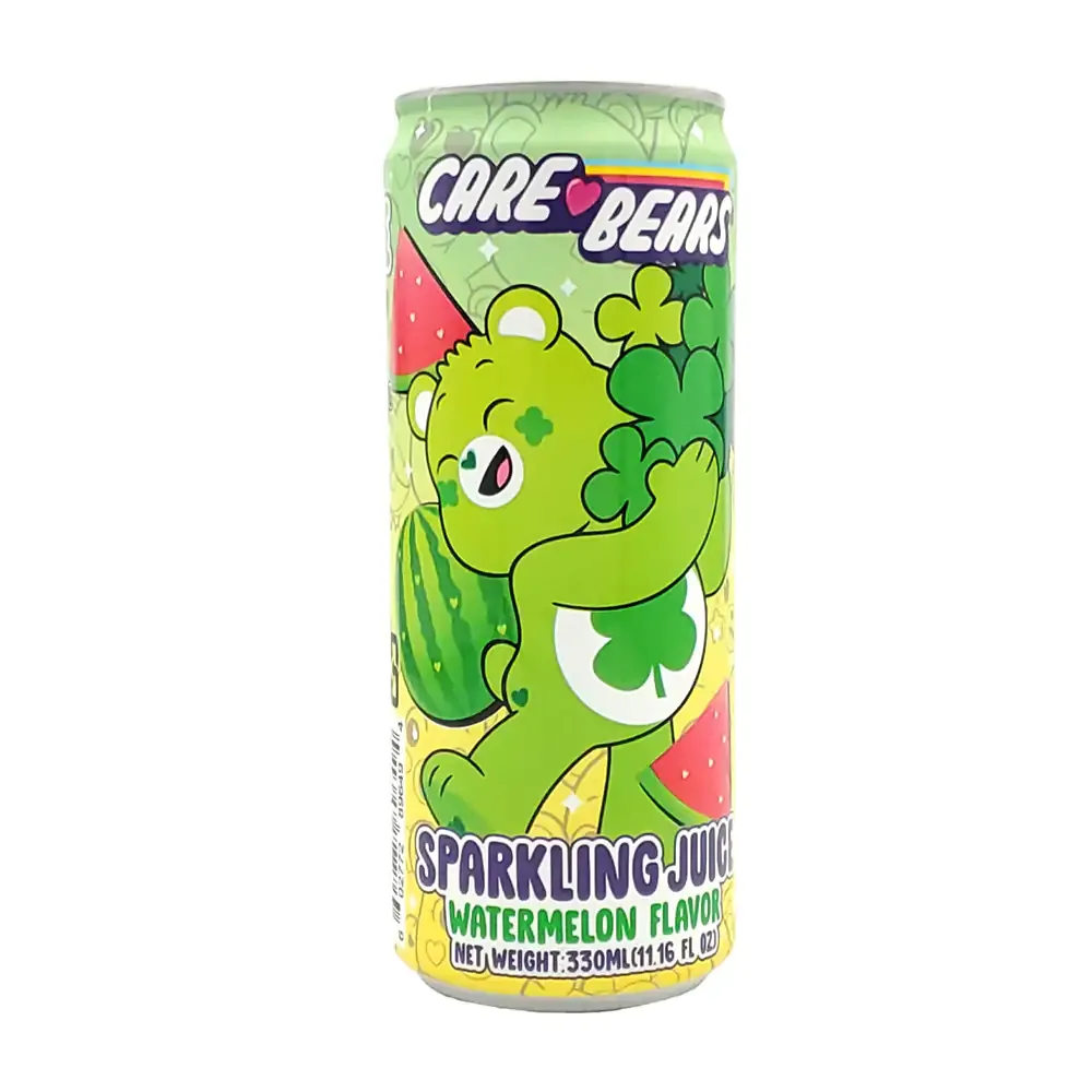 1pza bebida carbonatada 330ml con temática de ositos cariñositos, sabor sandia / 896494