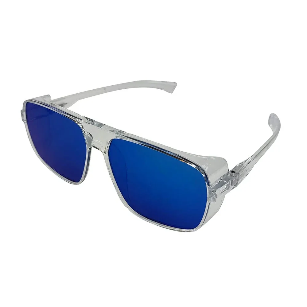 1pza Gafas trasparentes para sol con protección lateral  3098trans2
