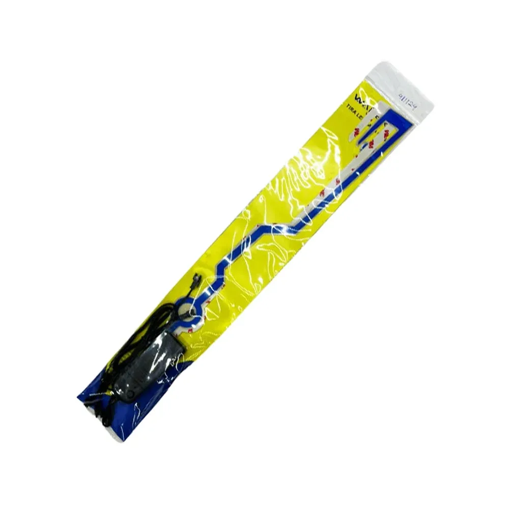 Tira led azul wanergy para casco de motocicleta 380x35mm / 411124