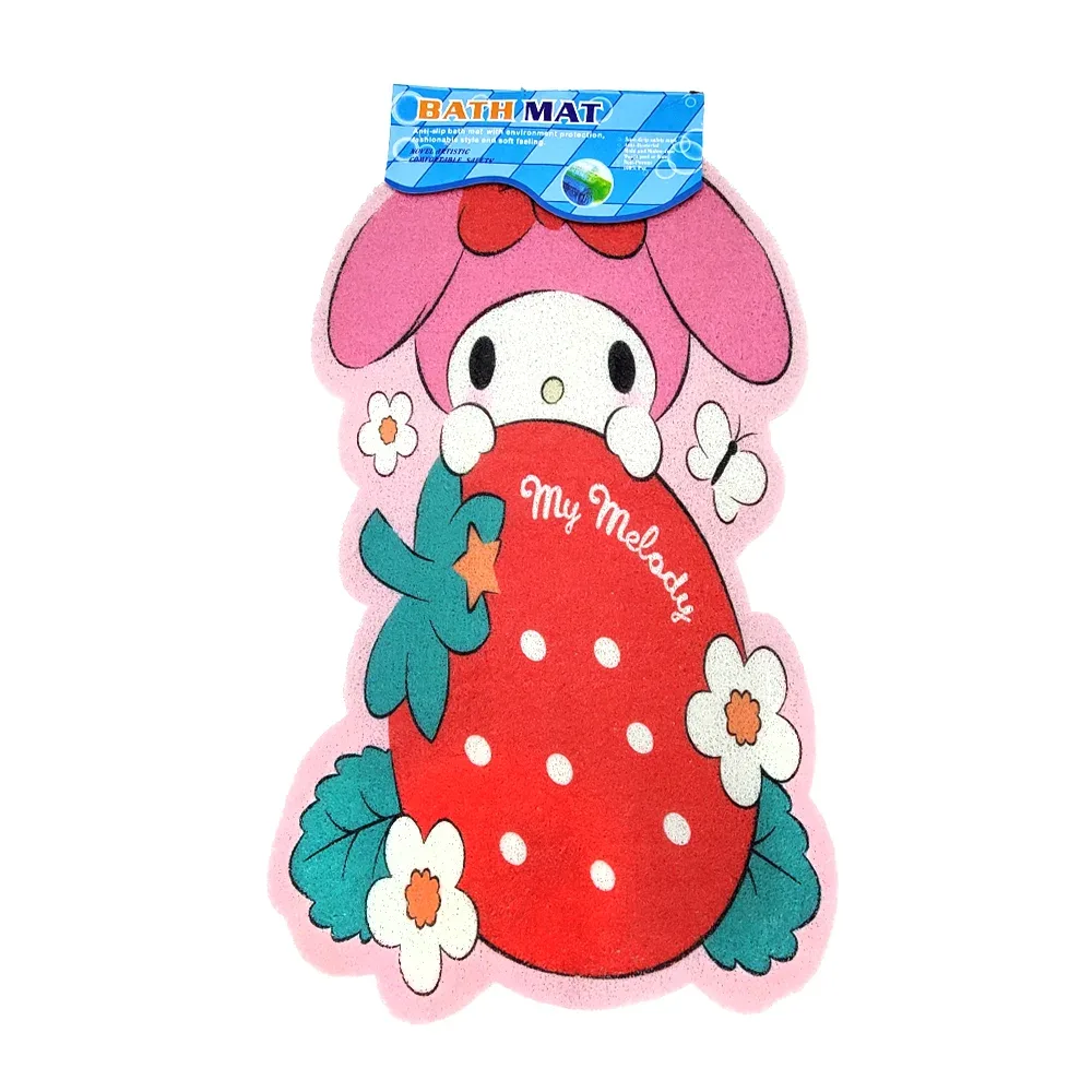 Tapete antiderrapante con diseño de my melody, 70cm para el baño / b796