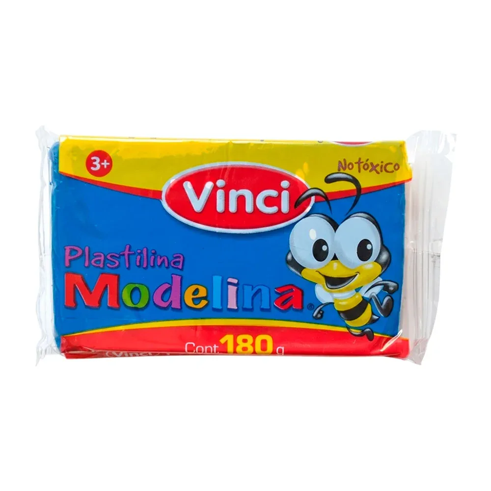 Plastilina modelina vinci de 180g en color azul cobalto / 2346 / 651040