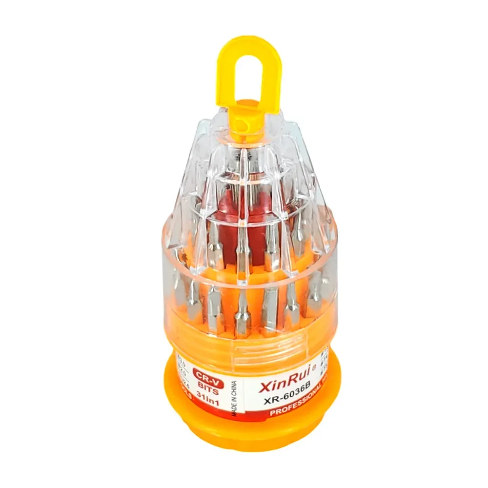 Kit de herramienta multifuncional con 1 desarmador + 30 puntas intercambiables / 01364