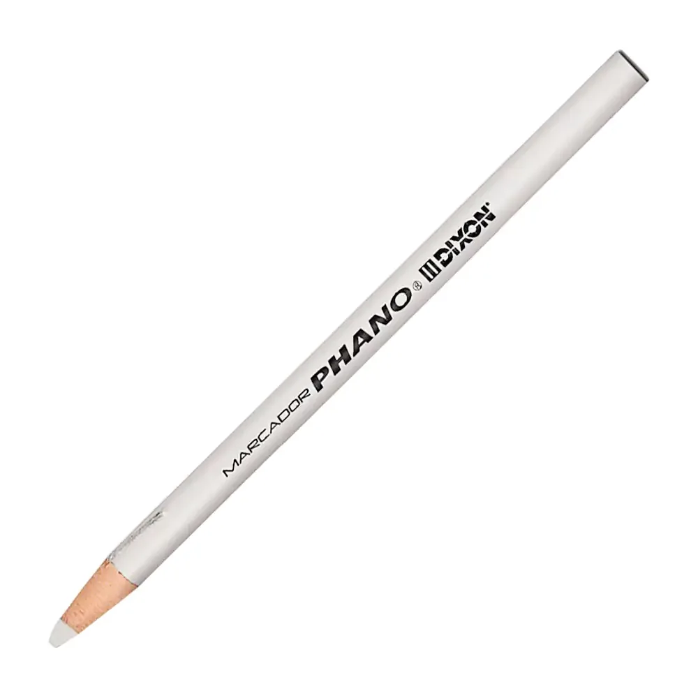 1pza Marcadores de cera dixon phano en color blanco