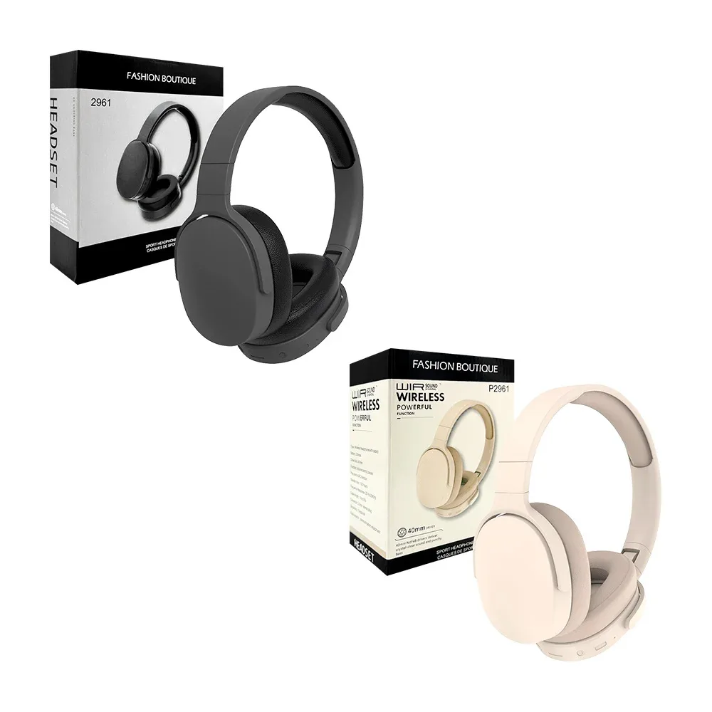Diadema inalámbrica bluetooth con diseño plegable, variedad de colores / fashion boutique / 2961