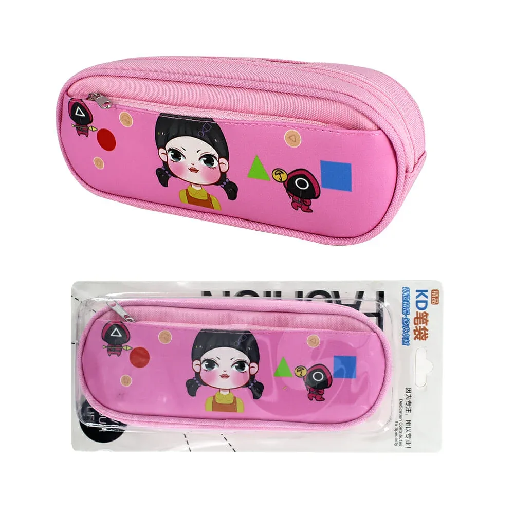 Lapicera de tela con diseño del juego del calamar, varios colores bag28