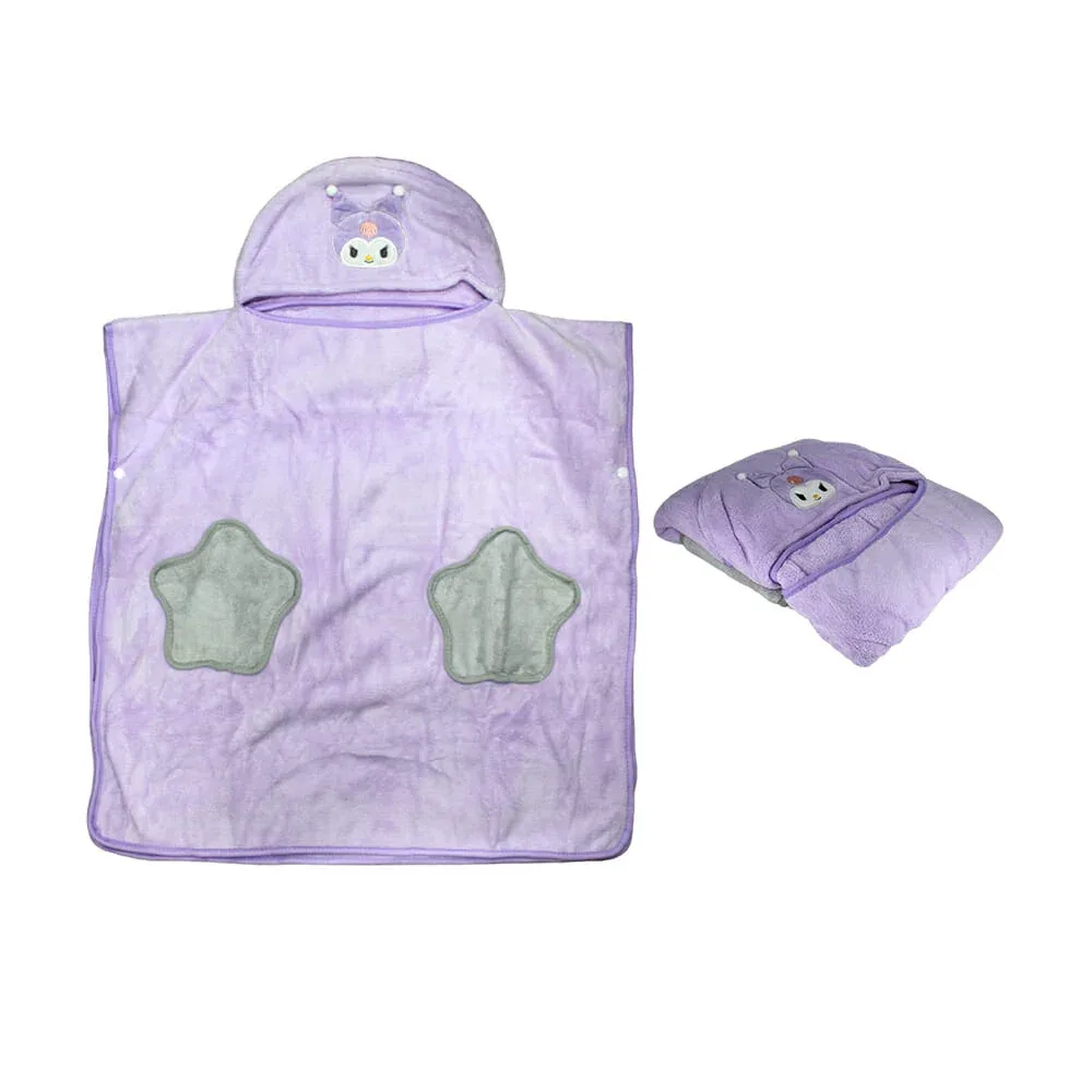 Bata de baño infantil tipo poncho con gorro y diseño de personajes hello kitty, variedad de modelos / bj-173 / X178 /