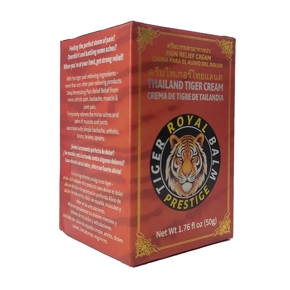 Crema tigre de tailandia con ingredientes analgésicos para aliviar el dolor de músculos y articulaciones, 50g / 13327