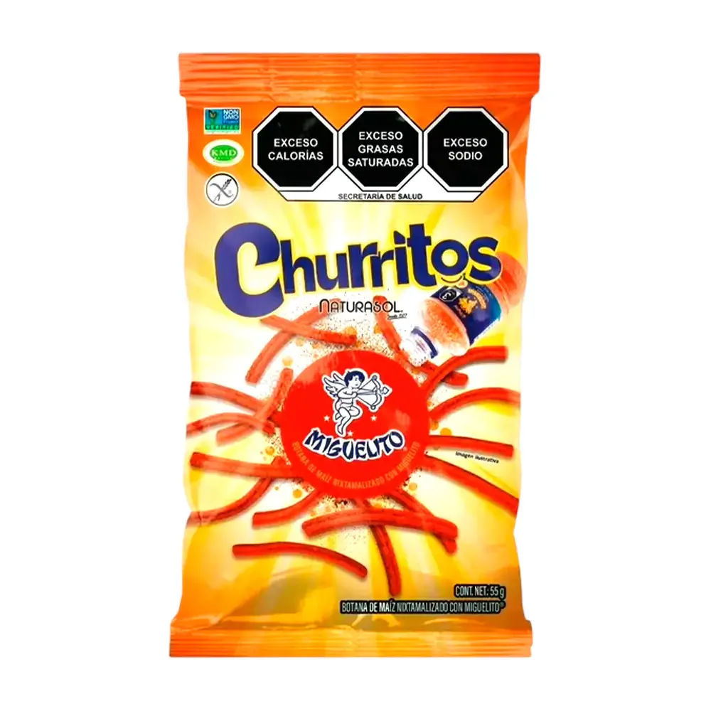 1pz bolsa naturasol churritos con miguelito, 55g / 023568