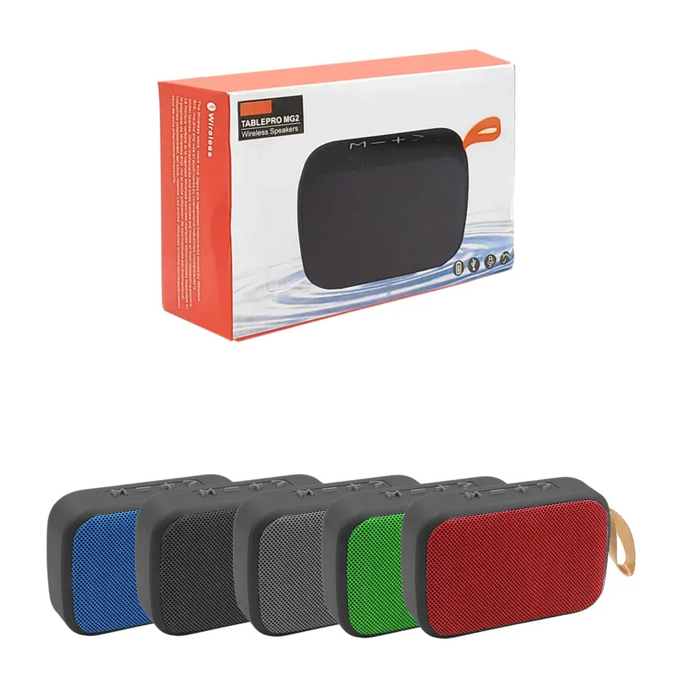 Mini bocina bluetooth con entrada usb y micro sd + asa, tamaño 11.5 x 7.5 cm