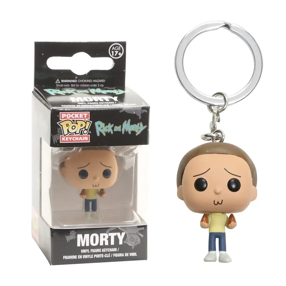 Llavero pop con diseño de morty / 129190