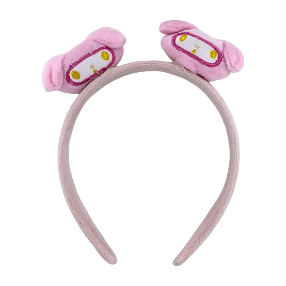 1pza Diadema afelpada con decoración de 2 mini peluches en forma de personajes hello kitty sanrio, variedad de modelos / lu3786