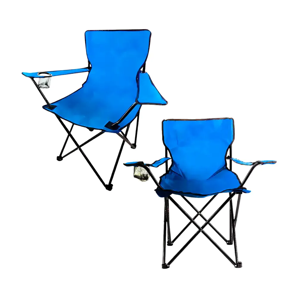Silla de playa plegable para adulto con porta vaso / 6433fq